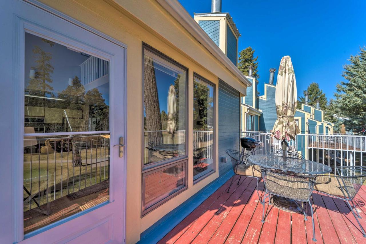 Cloudcroft Townhome With Deck - 1 Mi To Burro Ave! Buitenkant foto